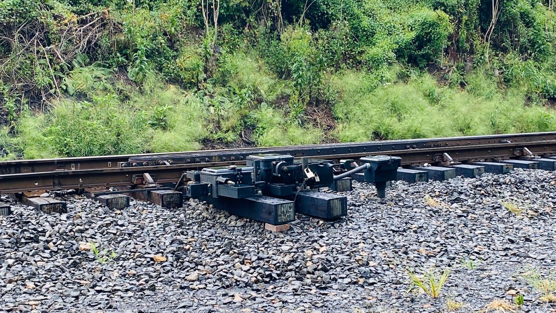 Train tracks in Tilden Township